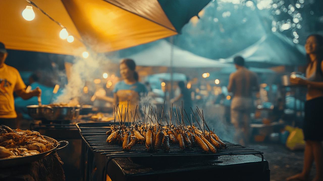 Decouvrez l’art ancestral des insectes grilles dans la cuisine traditionnelle thaie